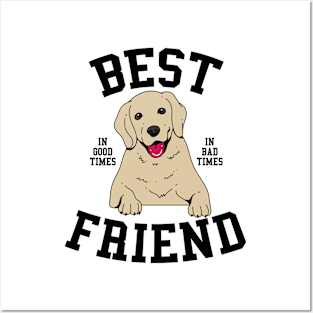 Best Friend Gift Dog Lover Posters and Art